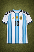 Camiseta Selección Argentina 2026 – Versión Jugador (Player Version) | Dorsal Messi + Parche Mundial 2XL